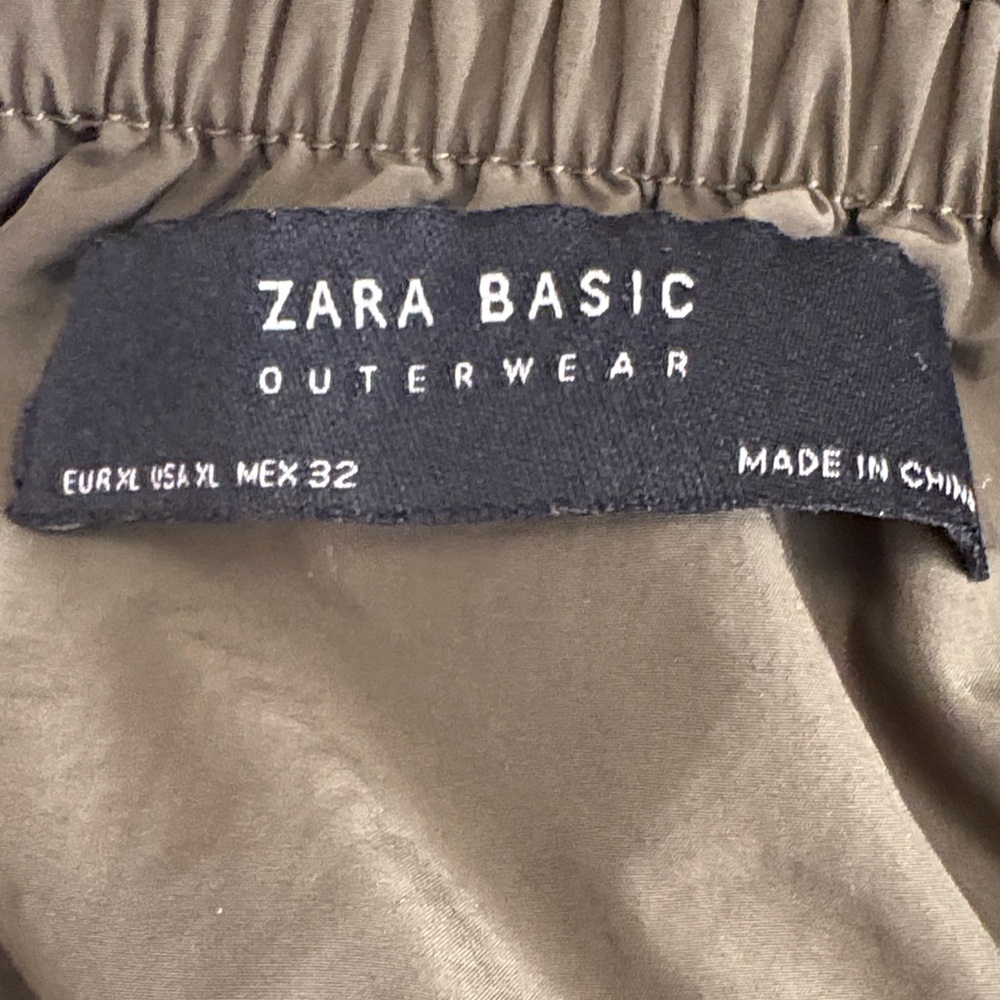 Zara Khaki Women's Bomber Jacket - Picture 2 of 6